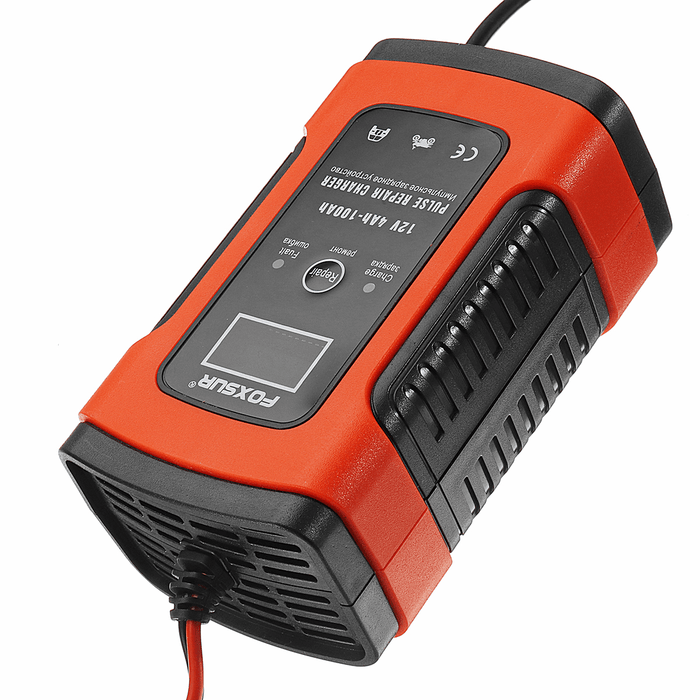 110-220V Intelligent Battery Charger 12V 5A Pulse Repair Battery Charging with LCD Display