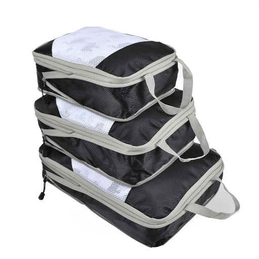 3Pcs/Set IPREE Colourful Waterproof Travel Camping Clothes Storage Bag Wardrobe Luggage Cube Container Organizer