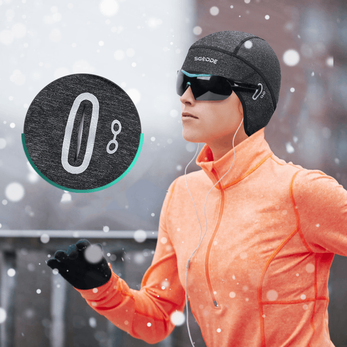 SGODDE Cycling Caps Winter Man Woman Sport Fleece Hats Windproof Thermal Bicycle Head-Wear Running Skiing