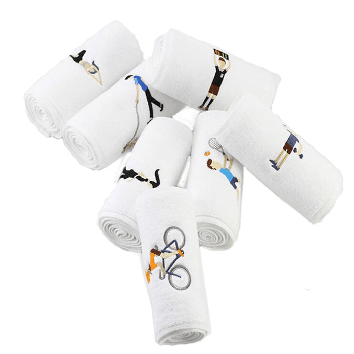 Cotton Sports Quick-Drying Towel Yoga Fitness Towel Sweat-Absorbent and Quick-Drying