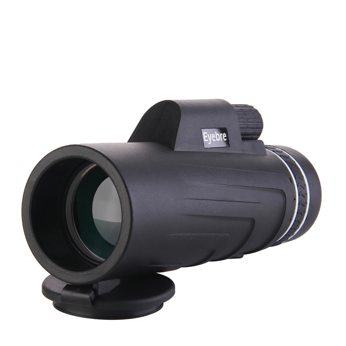 10X42 HD Zoom Monocular Waterproof Telescope Camping Night Vision Bird Watching with Phone Clip