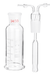 250Ml Precision Chemical Glass Mengshi Porous Gas Bottles Washing Laboratory Equipment