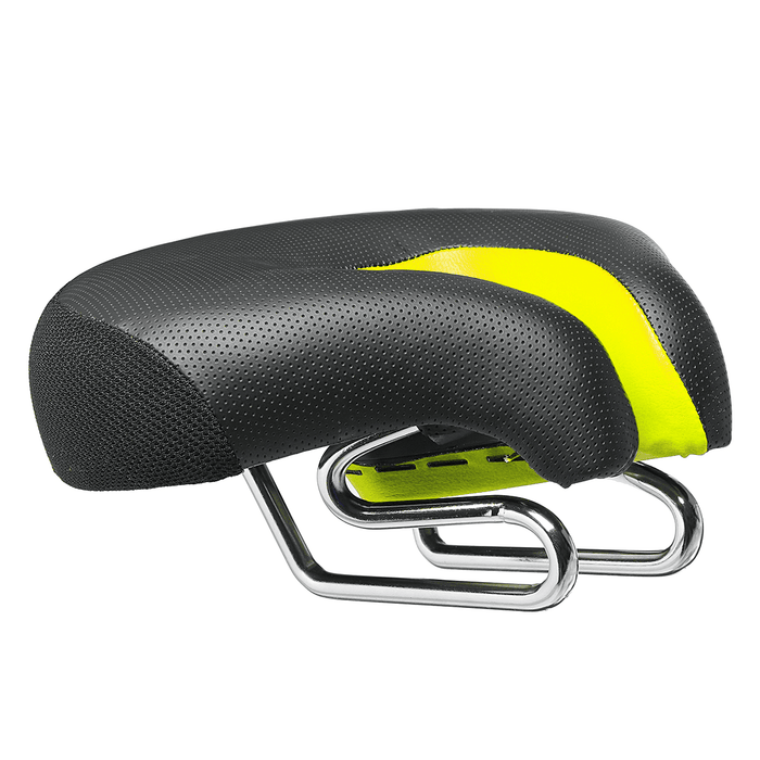 BIKIGHT Widen Bicycle Noseless Saddle Bike Bicycle Cycling Noseless Saddles Wide Large Soft PVC PU Pad Seat