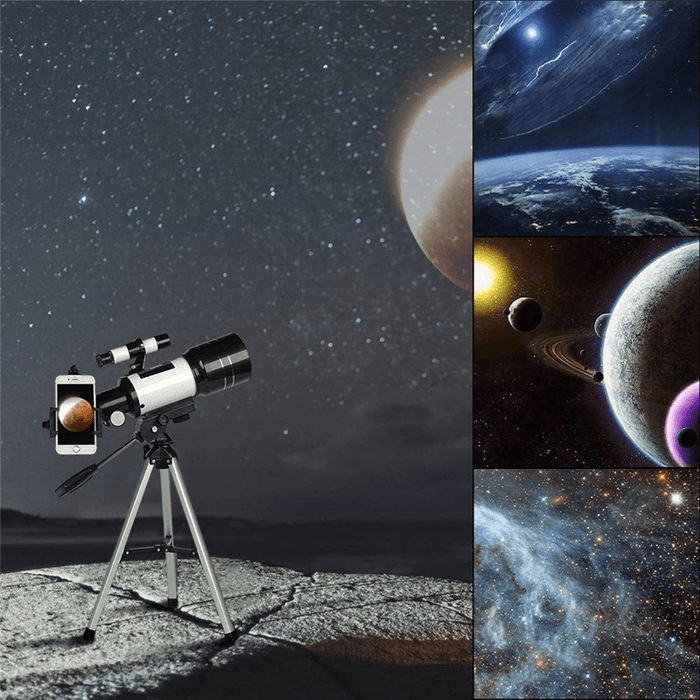 150X Astronomical Telescope 70mm Aperture 300mm Focal Length | Telescope for Kids & Beginners