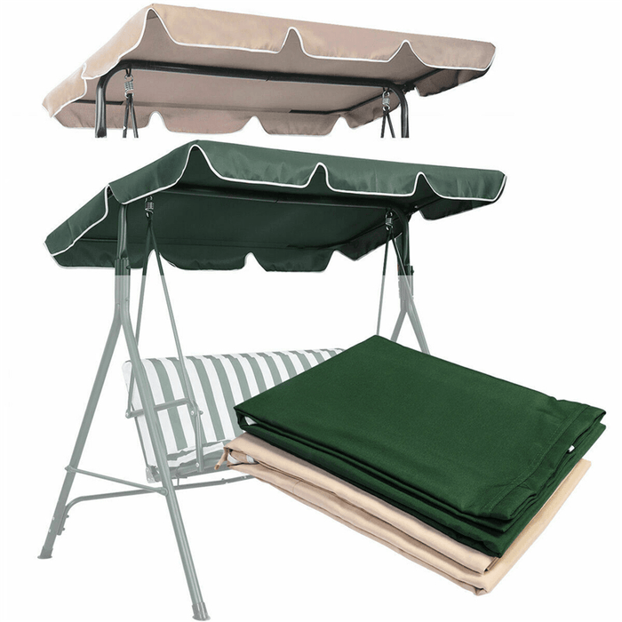 Polyester Swing Chair Canopy Hammock Top Cover Sunshade Waterproof Outdoor Garden Patio