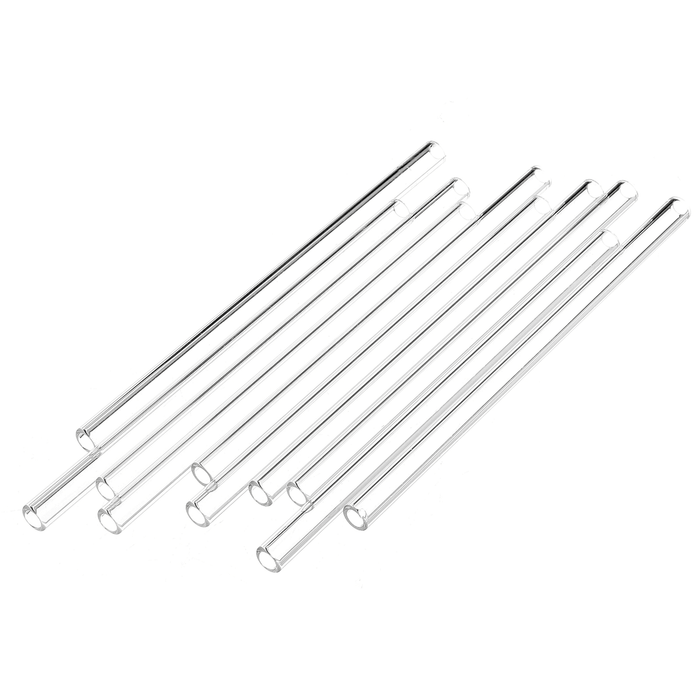 10Pcs Length 150Mm OD 7Mm 1Mm Thick Wall Borosilicate Glass Blowing Tube Lab Tubes