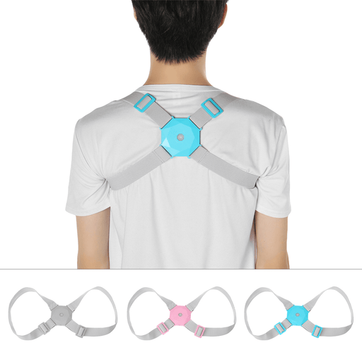 Unisex Adjustable Intelligent Posture Trainer Smart Posture Corrector Upper Back Brace Clavicle Support for Men and Women Pain Relief