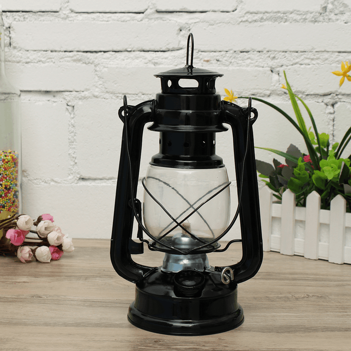 Ipree® Retro Oil Lantern Outdoor Garden Camp Kerosene Paraffin Portable Hanging Lamp