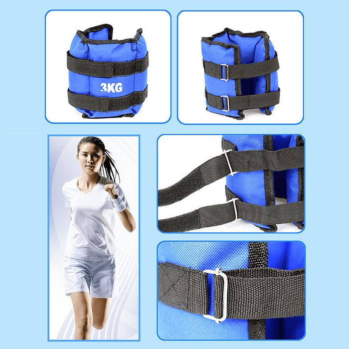 2PCS 1-4KG Weight-Bearing Leggings Sandbag Home Gym Muscle Training Rehabilitation Training Sand Bag