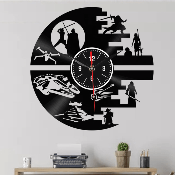 Emoyo EHJ94 Creative Wall Clock 3D Wall Clock Quartz Wall Clock for Home Office Decorations