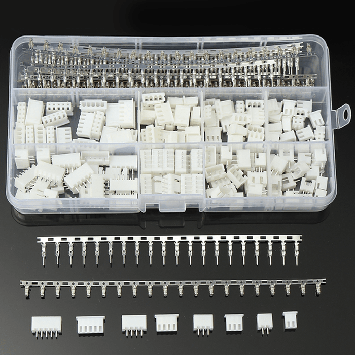 Excellway DH32 560Pcs 2/3/4/5Pin Male/Female Wire Jumper Head Connector Adapter Plug Set