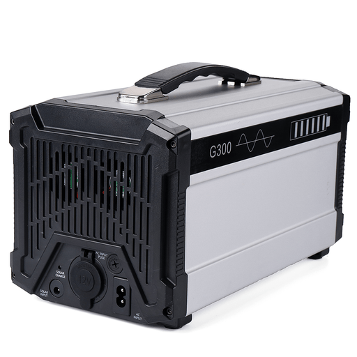 296Wh 600W Peak Solar Powered System Generator Supply Pure Sine Wave Source Energy Storage Battery