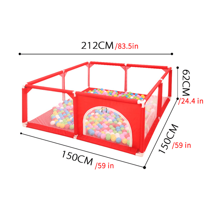 150Cm Baby Playpen Children Fence Play Yard Foldable Baby Safety Game Tent