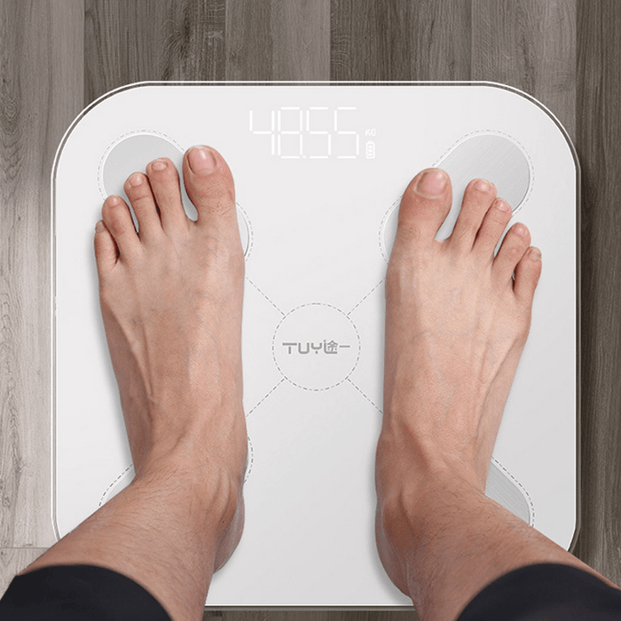 Smart Body Fat Scale Bluetooth APP Weight Scale 24 Data Monitoring Wireless BMI Body Composition Scale Bathroom Scale