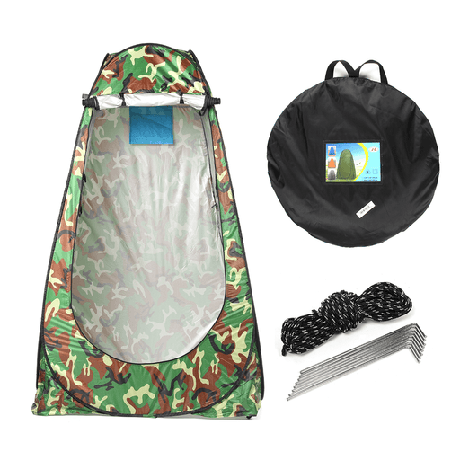 Single Peason Privacy Shower Toilet Camping Tent Changing Room for Outdoor Fishing Travel Beach