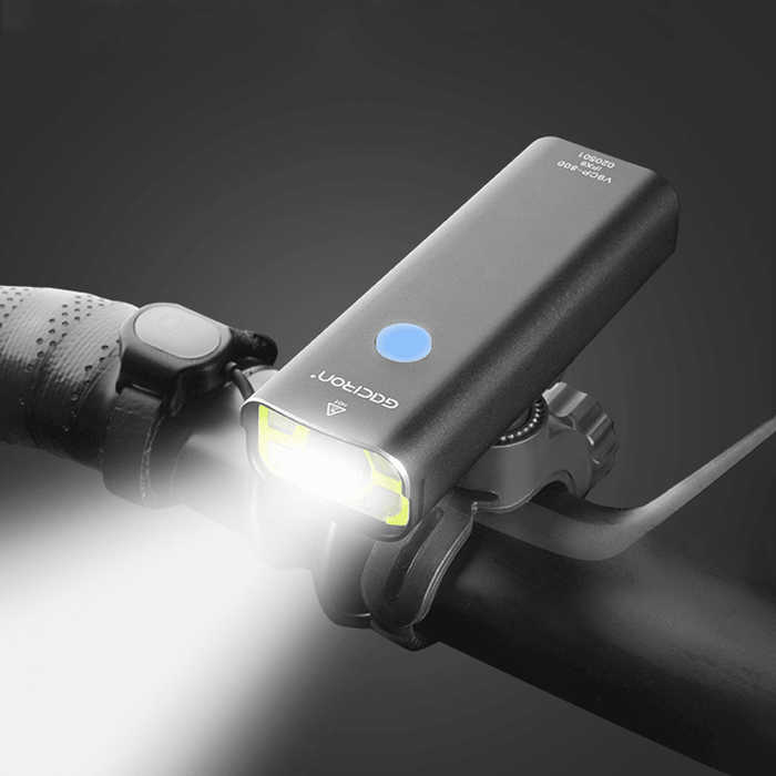 GACIRON 800LM 2500Mah Bike Headlight Aluminum Alloy IPX6 Waterproof USB Charging 5 Modes Lights Electric Scooter MTB Road Bike Lights