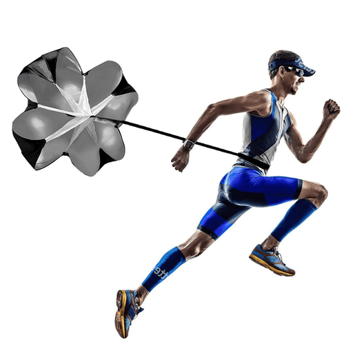 56Inch Speed Resistance Parachute Umbrella Running Soccer Football Explosive Power Training Tool