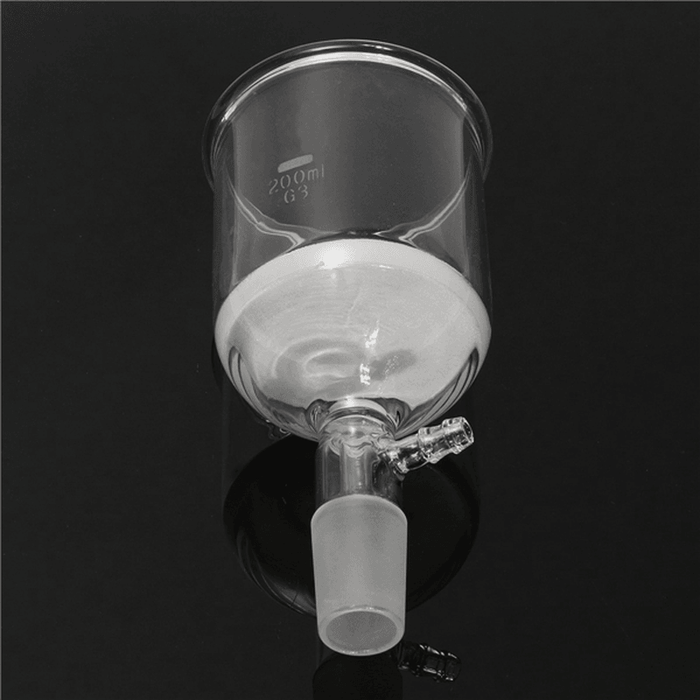 200Ml 24/29 Glass Buchner Funnel Filtering Coarse Filter Lab Experiment Glassware