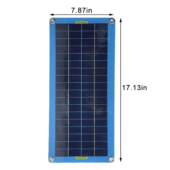 100W Polycrystalline Flexible Solar Panel Portable Multi-Purpose Emergency Car Ship Camping Phone Charger