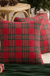 1PC Square Pillow Case Christmas Scottish Plaid Throw Waist Cushion Cover 18"