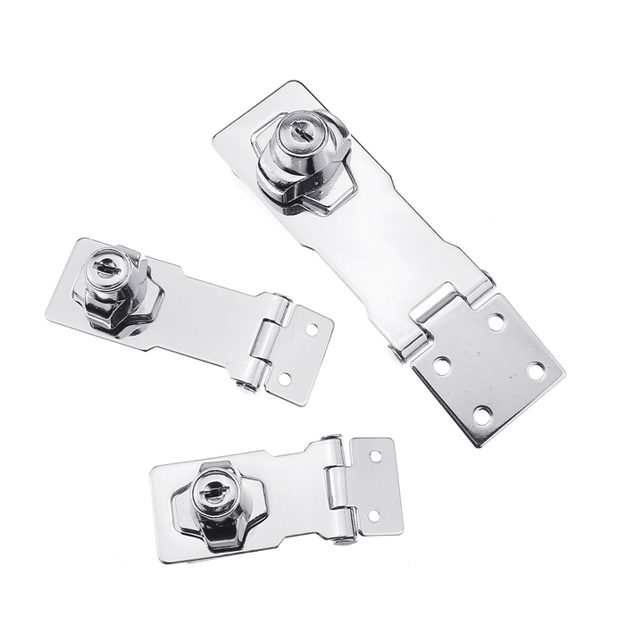 Mechanical Door Lock Indoor Cabinet Safe Anti-Prying Security Padlock W/2 Key