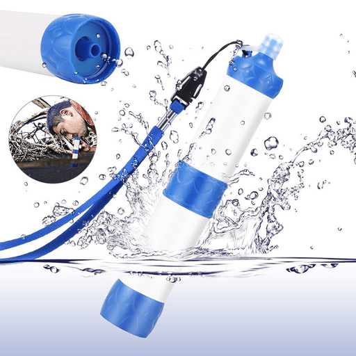 1000L Water Filter Portable Purifier Cleaner Emergency Camping Travel Safety Survival Hydration Drinking Tool