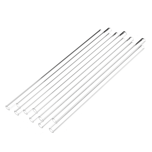 10Pcs 200X7X2Mm Length 200Mm OD 7Mm 2Mm Thick Wall Borosilicate Glass Blowing Tube Lab Factory School Home Tubes