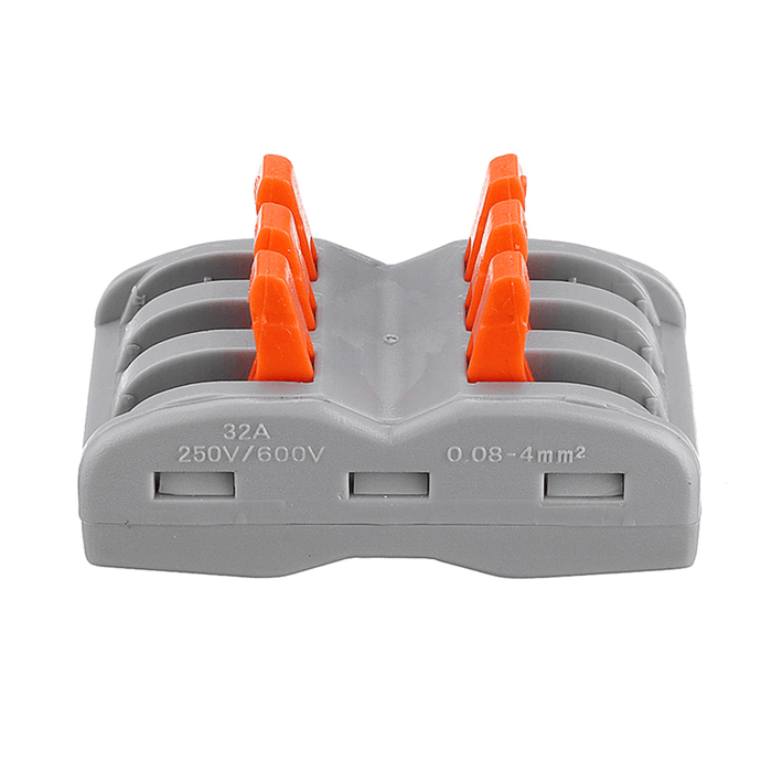 Minleaf 9Pcs 3Pin Wire Docking Connector Terminal Block Universal Quick Terminal Block Electric Cable Wire Connector Terminal 0.08-4.0Mm²