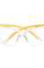 Anti-Uv PC Protective Glasses Goggles Yellow Legs Protection for Lab