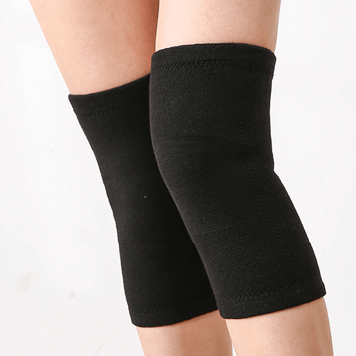 KALOAD 1 Pair Spandex Thicken Breathable Warm Knee Pad Winter Thermal Wool Brace Fitness Protector