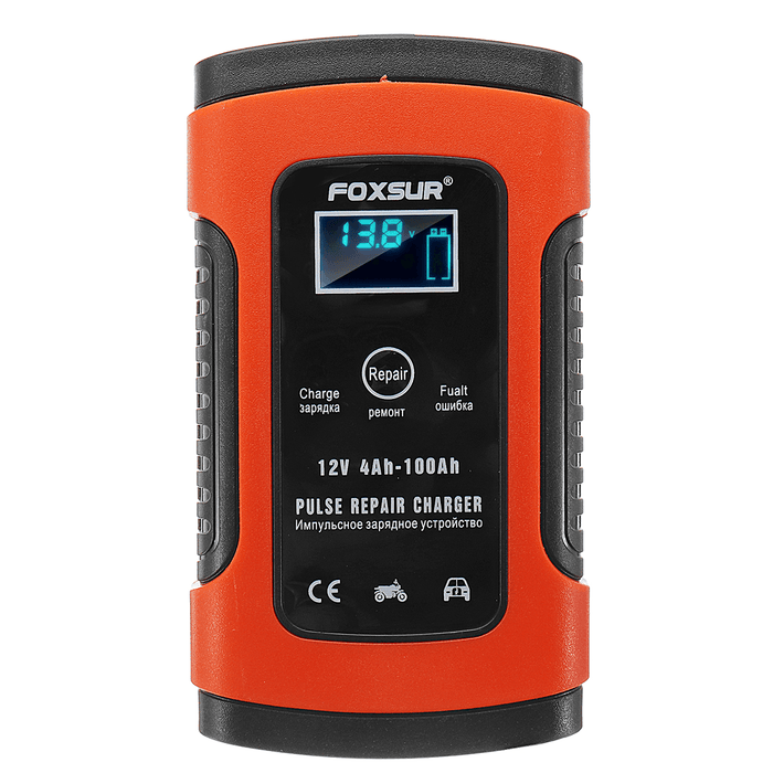 110-220V Intelligent Battery Charger 12V 5A Pulse Repair Battery Charging with LCD Display