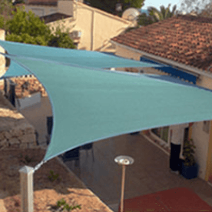 3.6X3.6M 420D Oxford Tent Sunshade Sail Canopy Rectangle UV Block for Outdoor Patio and Garden