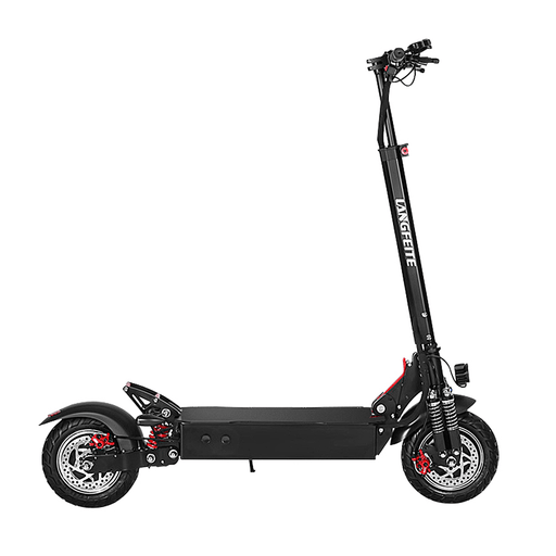 LANGFEITE L9 26Ah 52V 1000W Dual Motor Folding Electric Scooter Vehicle 10In 60Km/H Top Speed 70Km Mileage Double Brake System Max Load 150Kg EU Plug