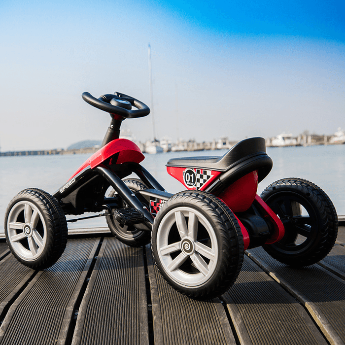 Children'S Kart Four-Wheeled Pedal Bike Stable Beach Bike Children'S Riding Car Toys Gift