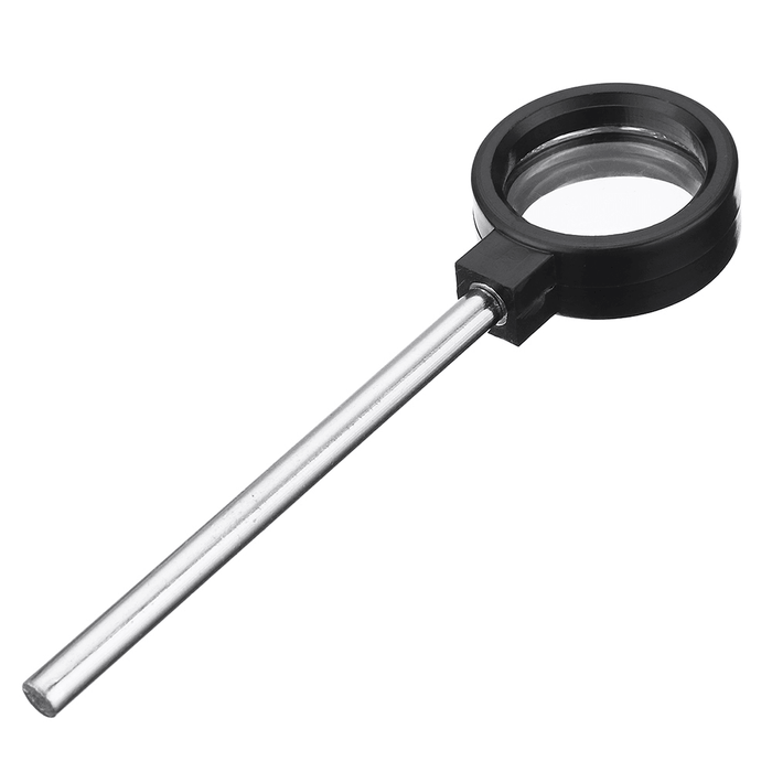 3/4/5Cm Hand-Held Convex/Concave Lens Glass Magnifier Optical Seat Accessories