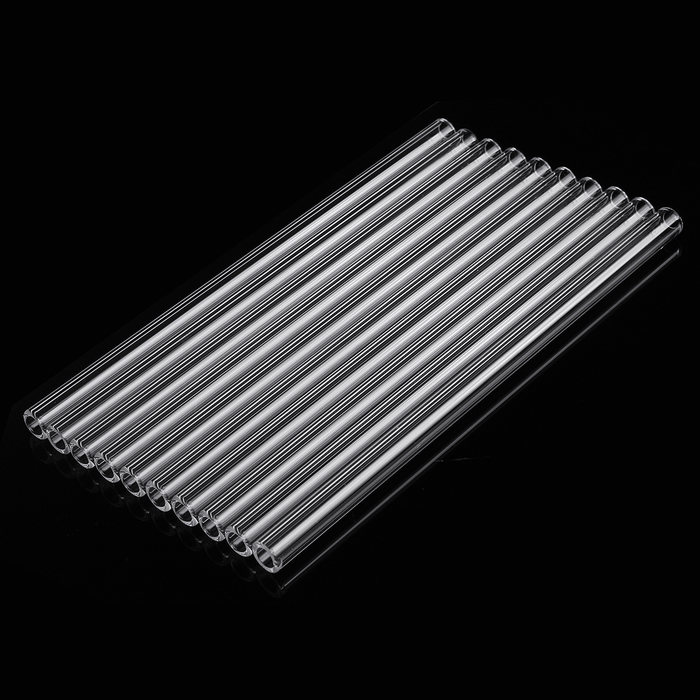 10Pcs Length 150Mm OD 7Mm 1Mm Thick Wall Borosilicate Glass Blowing Tube Lab Tubes