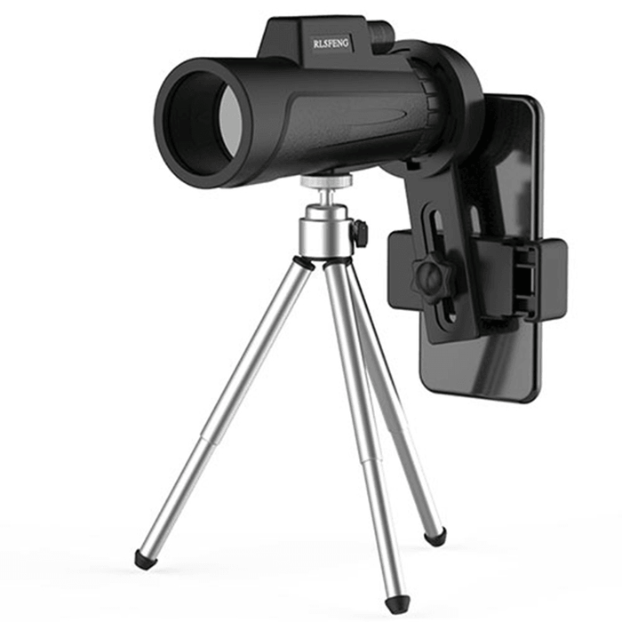 Ipree® 12X50 Monocular HD Full Optic BAK4 Lens Day Night Vision Waterproof Telescope+Phone Holder+Tripod