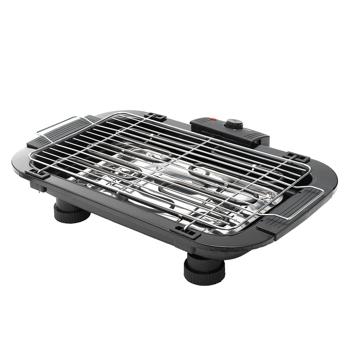 Smokeless BBQ Grill Non Stick Electric BBQ Teppanyaki Barbeque Grill Table Top Griddle