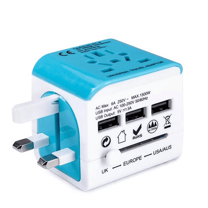 Naturehike NH18P001-J 100V-240V Travel Power Adapter Universal USB Electric Converter US Euro UK AU Plug for Iphone Ipad