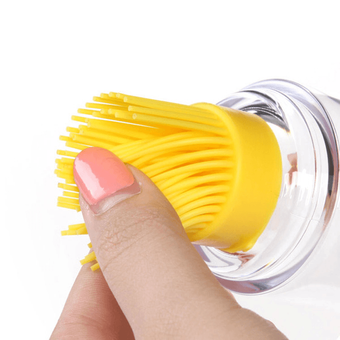 Kitchen BBQ Brushes Bakeware Tools High Temperature Resistant with Oil Bottle Silicone Brush