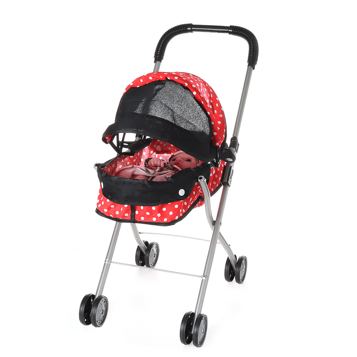 Baby Doll Stroller Folding Doll Trolley Children Walker Toys