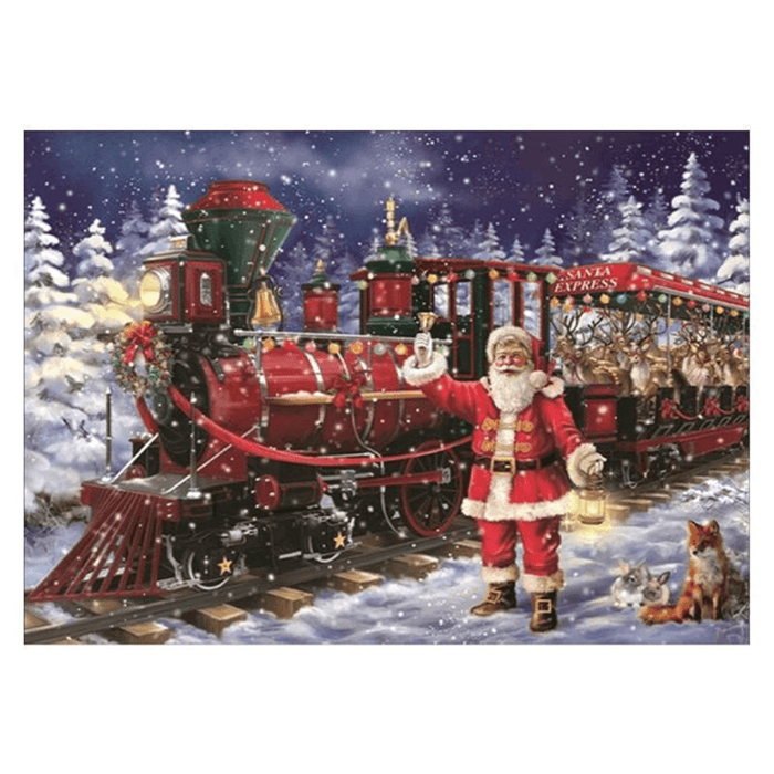 Full Drill Santa Claus DIY 5D Diamond Paintings Cross Stitch Kits Home Decorations