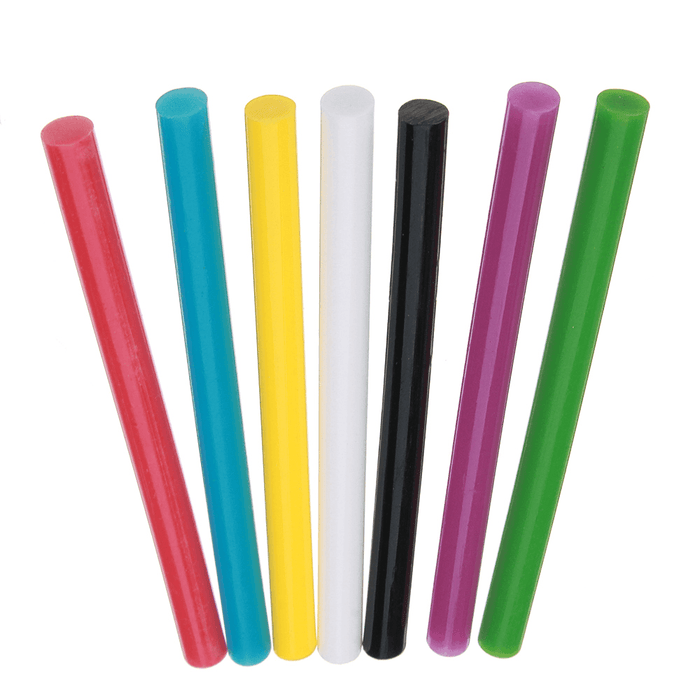 10Pcs 7Mmx100Mm Colorful Hot Melt Glue Stick Colorant DIY Crafts Repair Model Adhesive Sticks