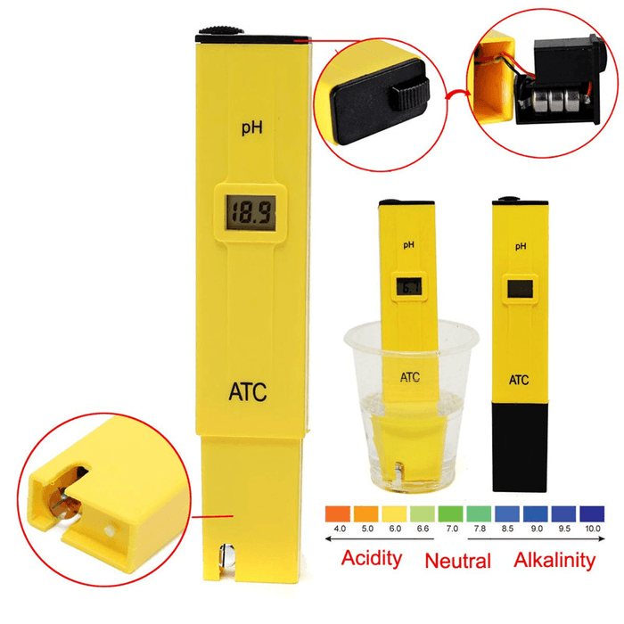 0-9999 PPM Digital PH Meter TDS Tester Aquarium Pool Hydroponic Water Monitor