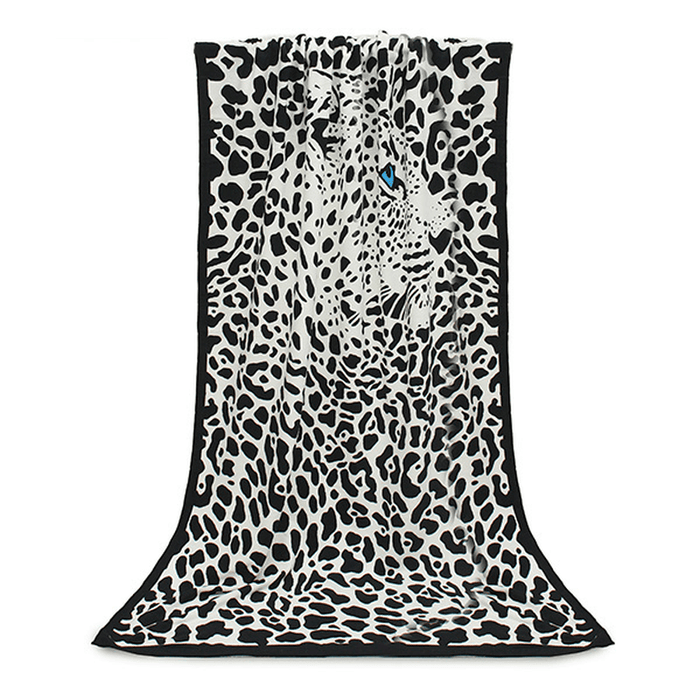 100X180Cm Leopard Horses Stripe Print Absorbent Microfiber Beach Towels Quick Dry Bath Towel