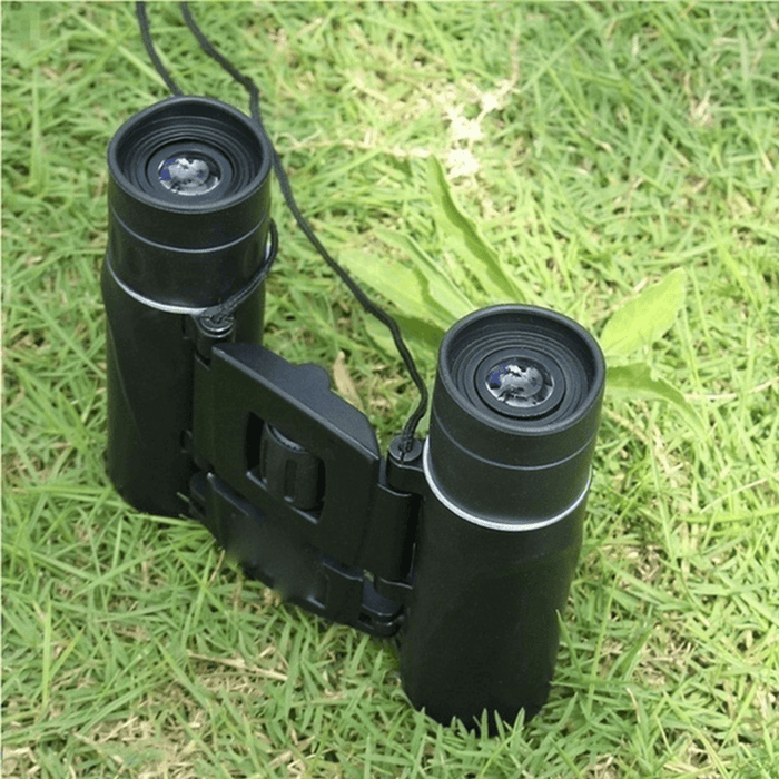 100X22 Mini HD Binoculars Folding Compact BAK4 Telescope High Powered Night Vision Binoculars