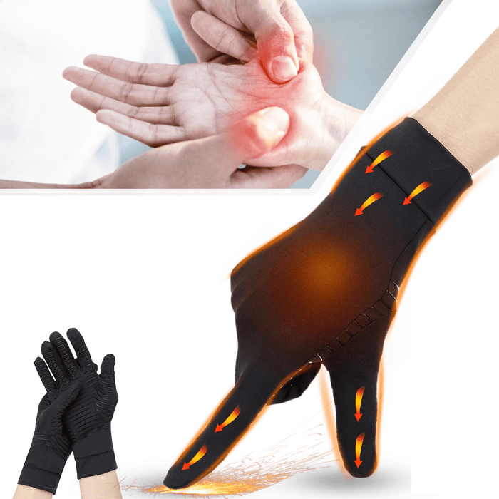 Copper Compression Gloves for Arthritis Rheumatoid Relief Pain and Swelling Copper Arthritis Gloves for Women and Men