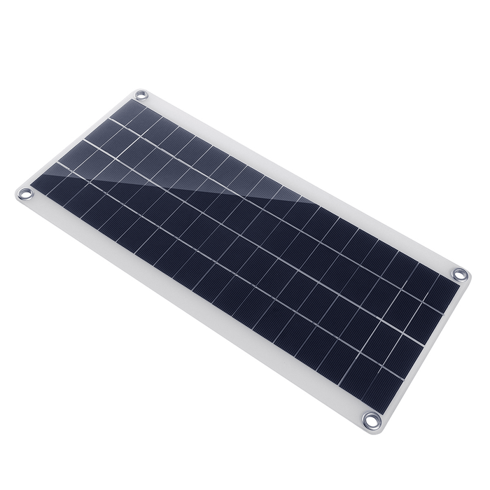 20W Portable Solar Panel Kit DC USB Charging Double USB Port Suction Cups Camping Traveling