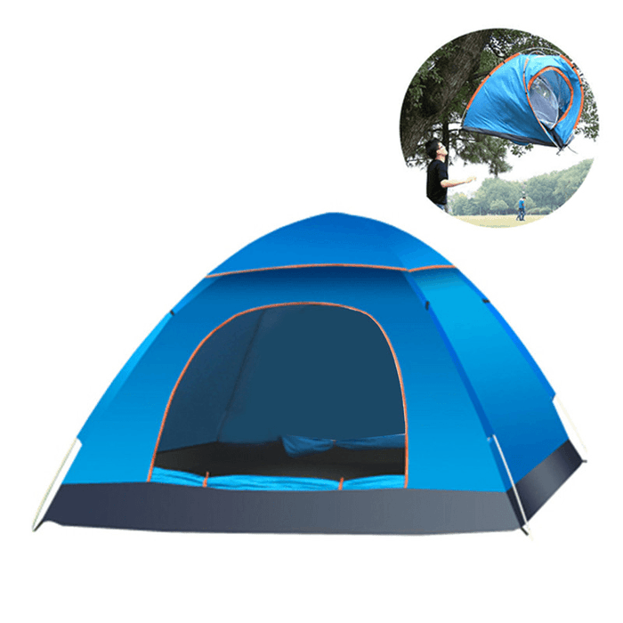 2-3 Person Camping Tent UPF50+ Automatic Instant Waterproof Travel Tent Portable Folding Beach Tent