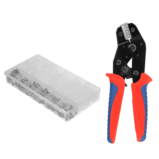 SN-48BS 23-16AWG Crimping Pliers with 800Pcs Connectors Wire Terminal Box Insert Spring Connector Set